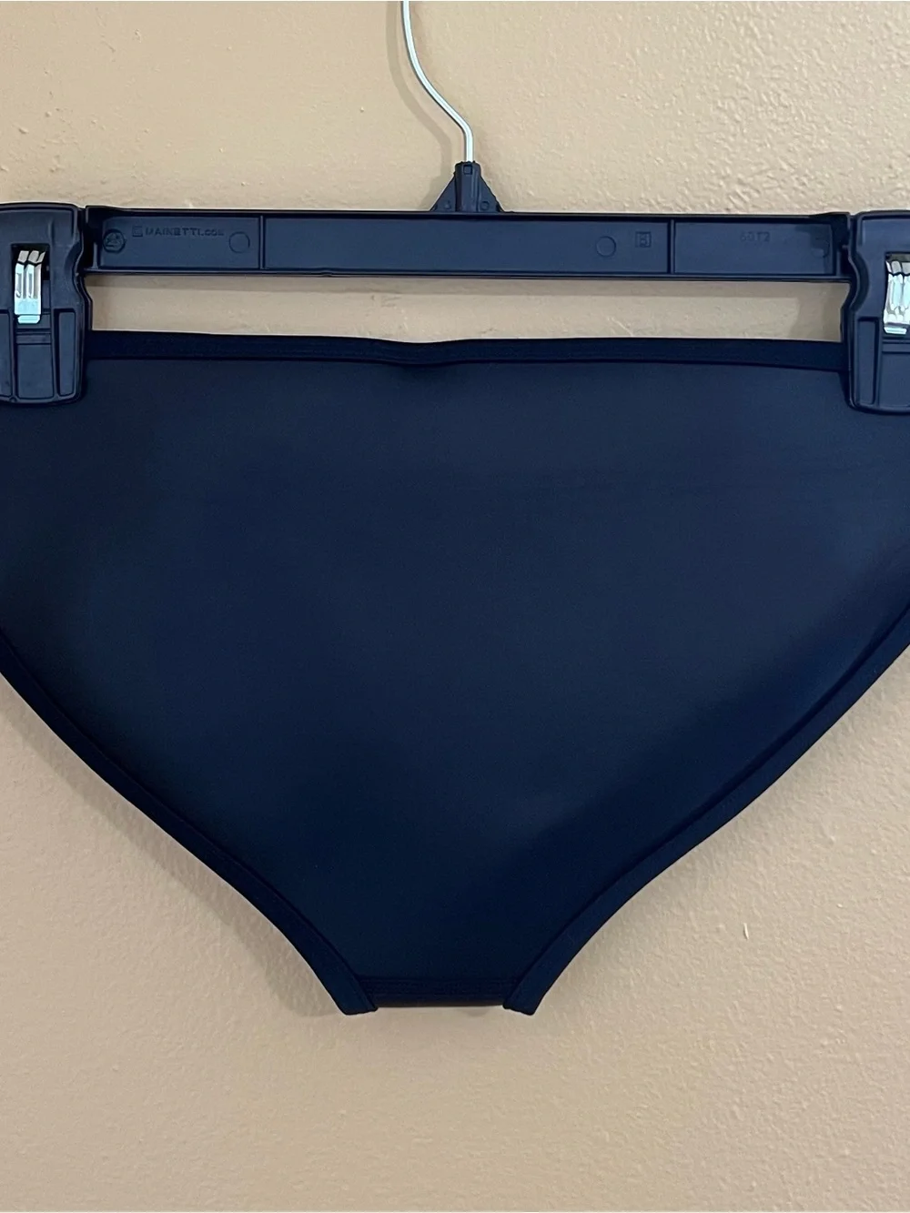 Triangl Swimwear Black Strapless Bikini Top and Bottom - Neoprene Size M